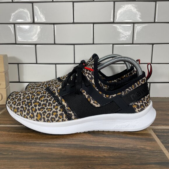 New Balance Nergize Sport Womens Size 9 Shoes Leopard Print Training Sneaker - Picture 1 of 13